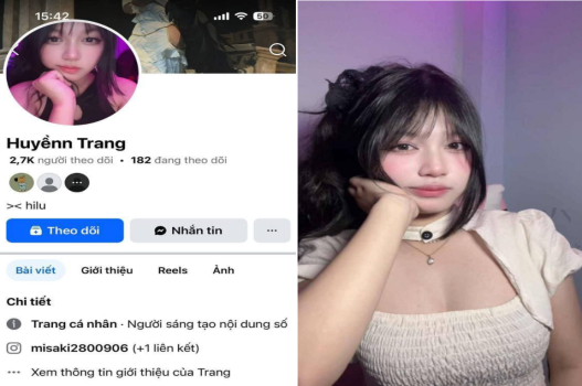 Clip Huyền Trang dạng đùi móc cu phê