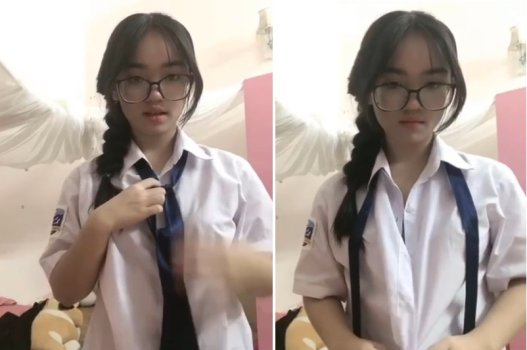 Sex nữ sinh kính cận mông cực phẩm