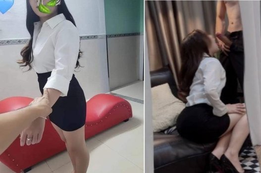 Thư ký dâm đãng đụ nhau với quản lý và giám đốc