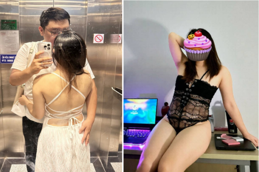 Thư ký xinh thế này bỏ bê vợ già ở nhà