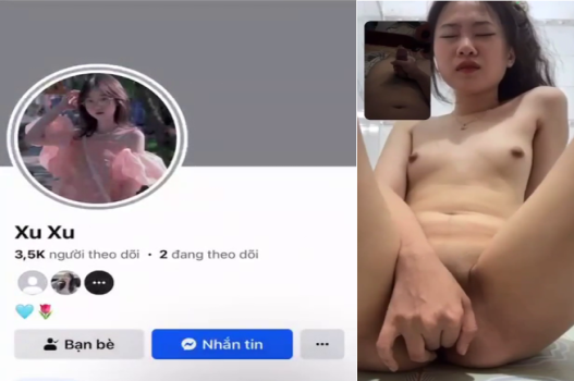 Yêu xa đành tự sướng bím cho người yêu xem